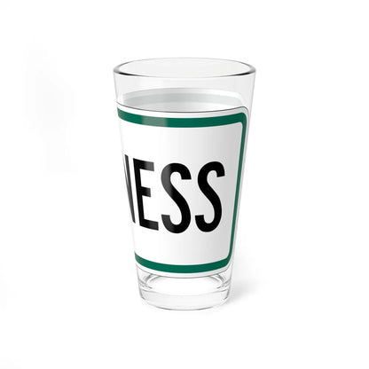 Business plate South Dakota (South Dakota) (Road Sign) Pint Glss 16oz - Go Mug Yourself