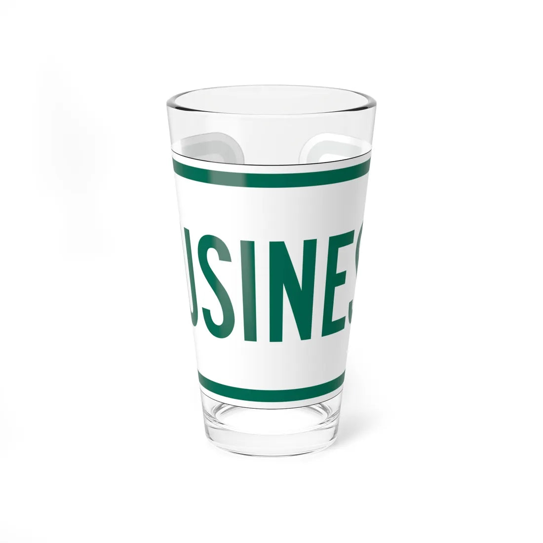 Business plate Vermont (Vermont) (Road Sign) Pint Glass 16oz 16oz - Go Mug Yourself