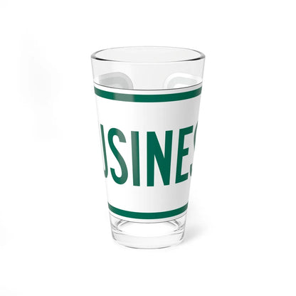 Business plate Vermont (Vermont) (Road Sign) Pint Glass 16oz 16oz - Go Mug Yourself