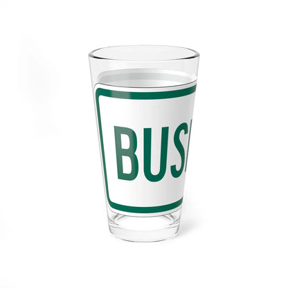 Business plate Vermont (Vermont) (Road Sign) Pint Glass 16oz - Go Mug Yourself