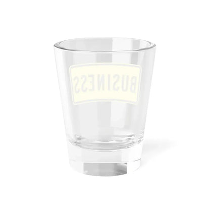 Business plate Wyoming (Wyoming) (Road Sign) Shot Glass 1.5oz - Go Mug Yourself