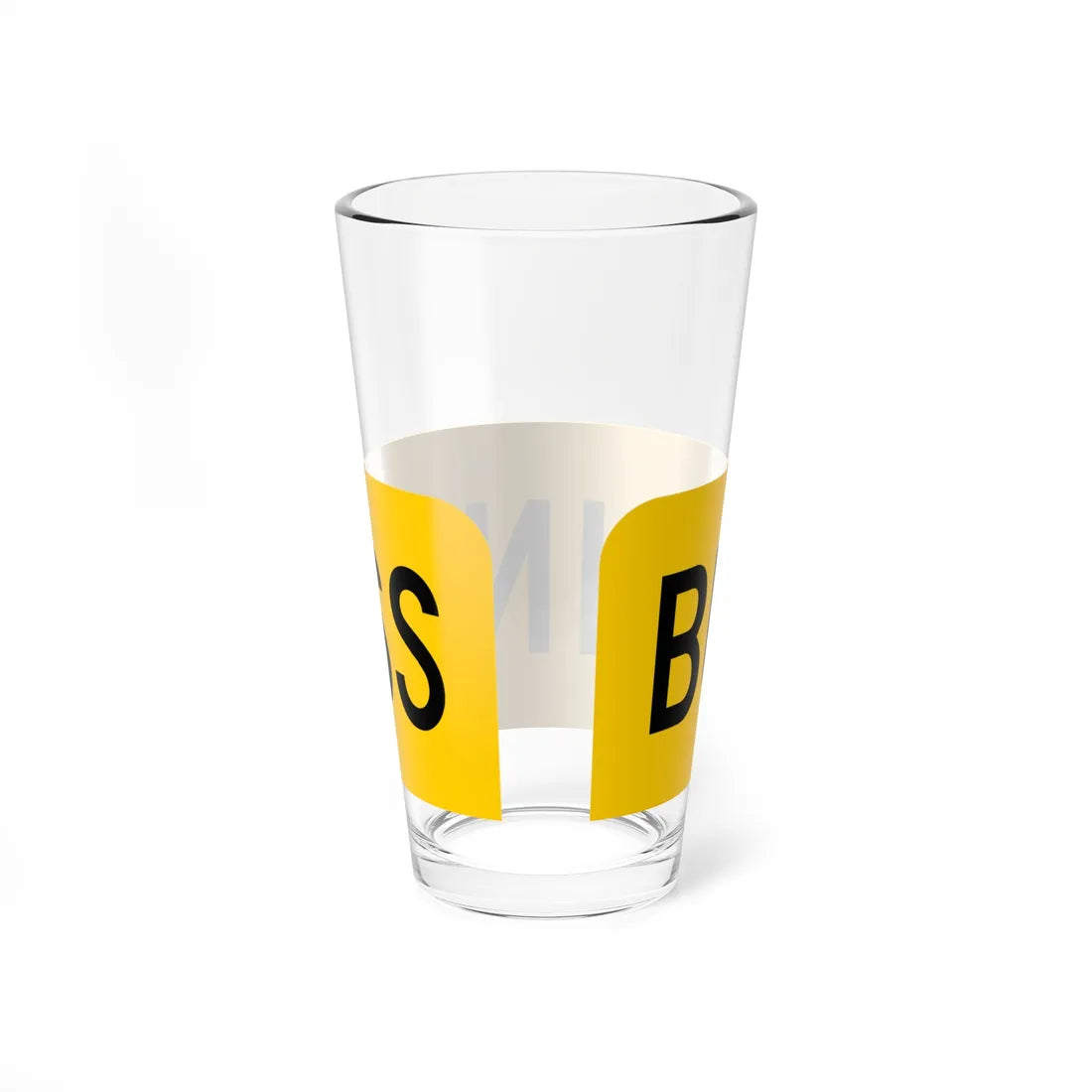 Business plate yellow FL 1956 (Florida) (Road Sign) Pint Glass 16oz - Go Mug Yourself