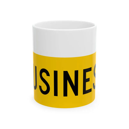 Business plate yellow FL 1956 (Florida) (Road Sign) White Coffee Mug 11oz - Go Mug Yourself