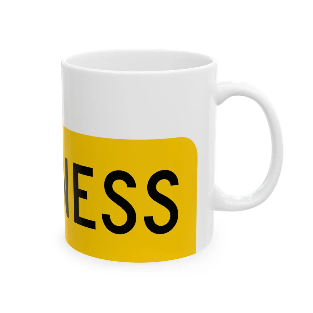 Business plate yellow FL 1956 (Florida) (Road Sign) White Coffee Mug - Go Mug Yourself