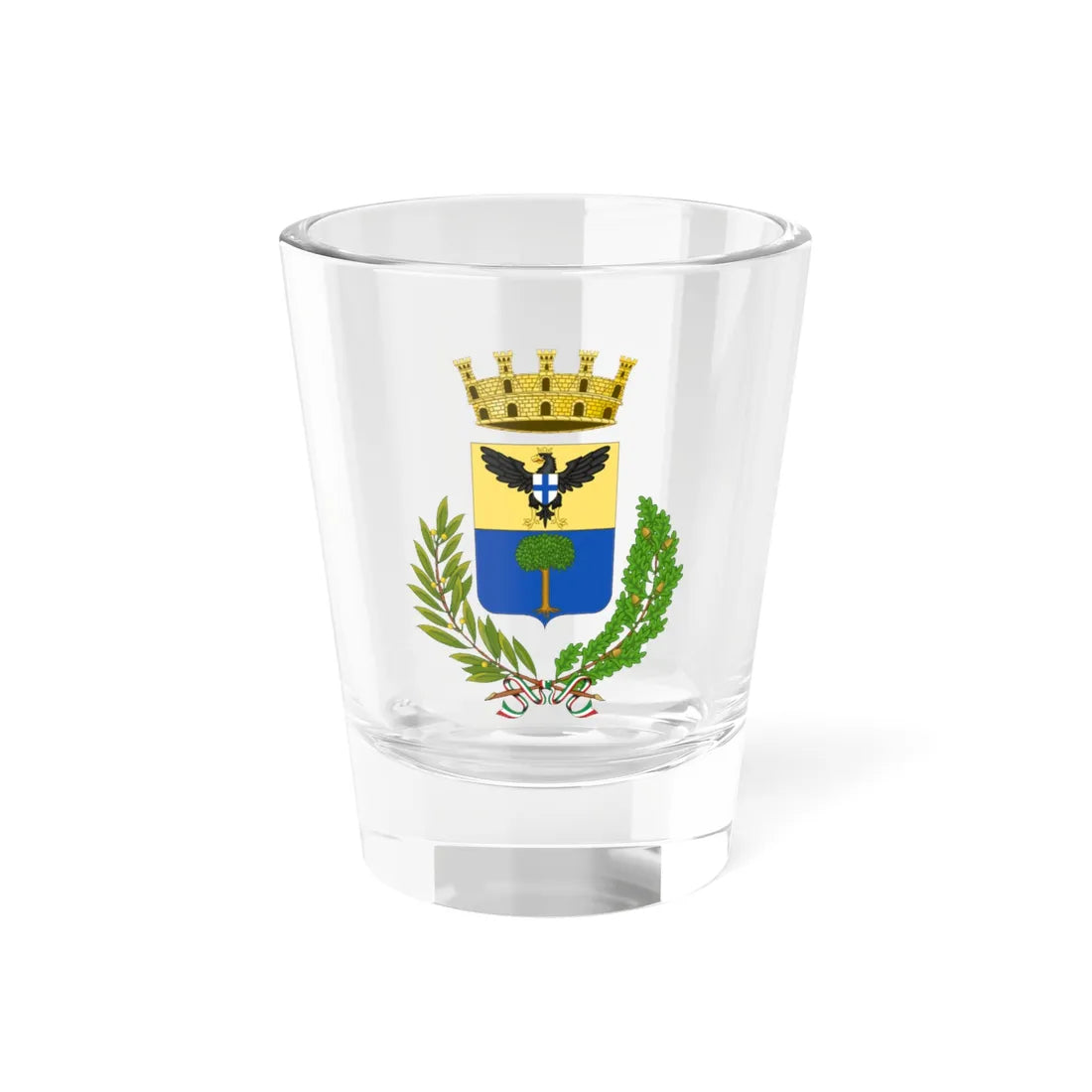 Busseto-Stemma (Italy) (Coat of Arms) Shot Glass 1.5oz 1.5oz - Go Mug Yourself