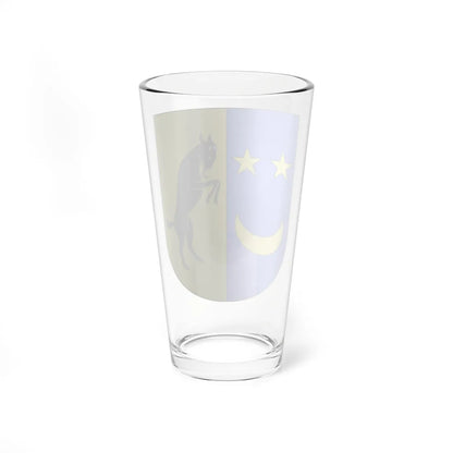 Bussigny-sur-Oron-coat of arms (Switzerland) (Coat of Arms) Pint Glass 16oz - Go Mug Yourself