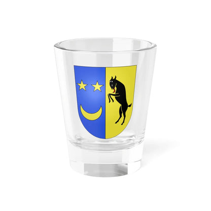 Bussigny-sur-Oron-coat of arms (Switzerland) (Coat of Arms) Shot Glass 1.5oz 1.5oz - Go Mug Yourself