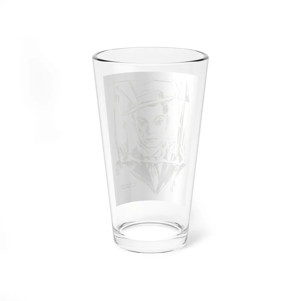 Buster Keaton, Silver Screen, March 30, 1922 (Magazine Illustration) Pint Glass 16oz-Go Mug Yourself