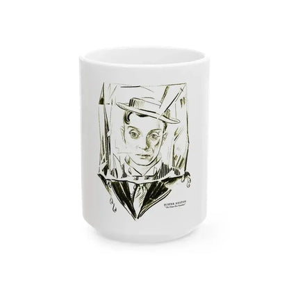 Buster Keaton, Silver Screen, March 30, 1922 - White Coffee Mug 15oz - Go Mug Yourself