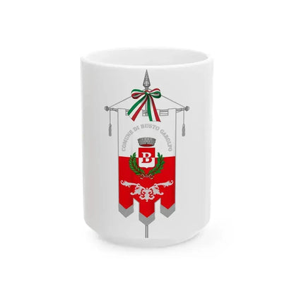 Busto Garolfo-Gonfalone (Italy) White Coffee Mug 15oz - Go Mug Yourself