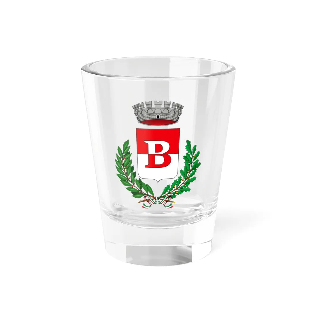 Busto Garolfo-Stemma (Italy) (Coat of Arms) Shot Glass 1.5oz 1.5oz - Go Mug Yourself