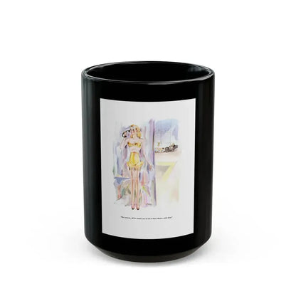 But mama,..., Esquire, January 1934 - Black Coffee Mug 15oz - Go Mug Yourself