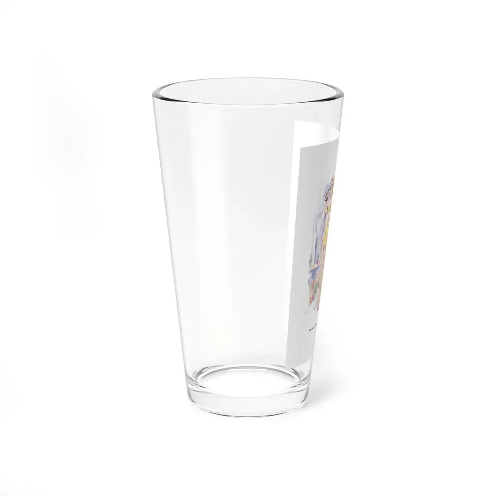 But mama,..., Esquire, January 1934 (Magazine Illustration) Pint Glass 16oz - Go Mug Yourself