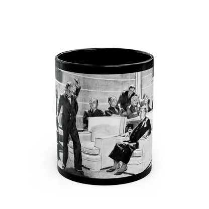 But the Melody Lingers On, Liberty magazine, November 21, 1936 - Black Coffee Mug 11oz - Go Mug Yourself