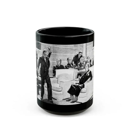 But the Melody Lingers On, Liberty magazine, November 21, 1936 - Black Coffee Mug 15oz - Go Mug Yourself