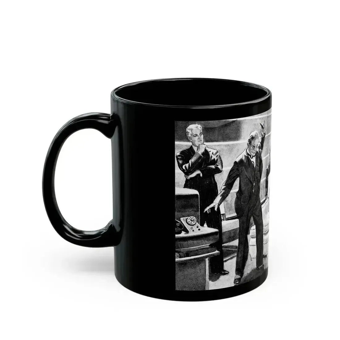 But the Melody Lingers On, Liberty magazine, November 21, 1936 - Black Coffee Mug - Go Mug Yourself