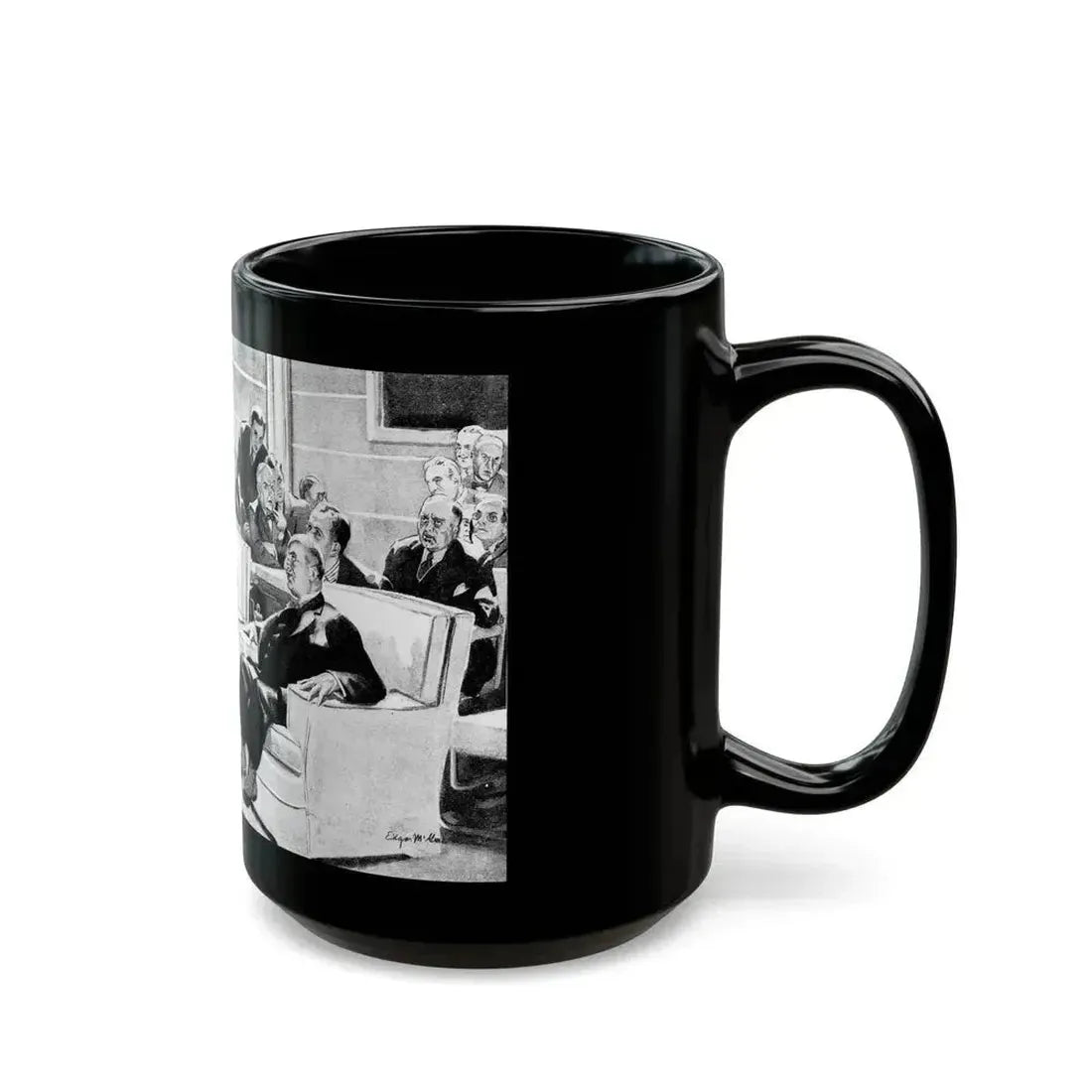 But the Melody Lingers On, Liberty magazine, November 21, 1936 - Black Coffee Mug - Go Mug Yourself