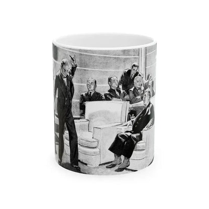 But the Melody Lingers On, Liberty magazine, November 21, 1936 - White Coffee Mug 11oz - Go Mug Yourself