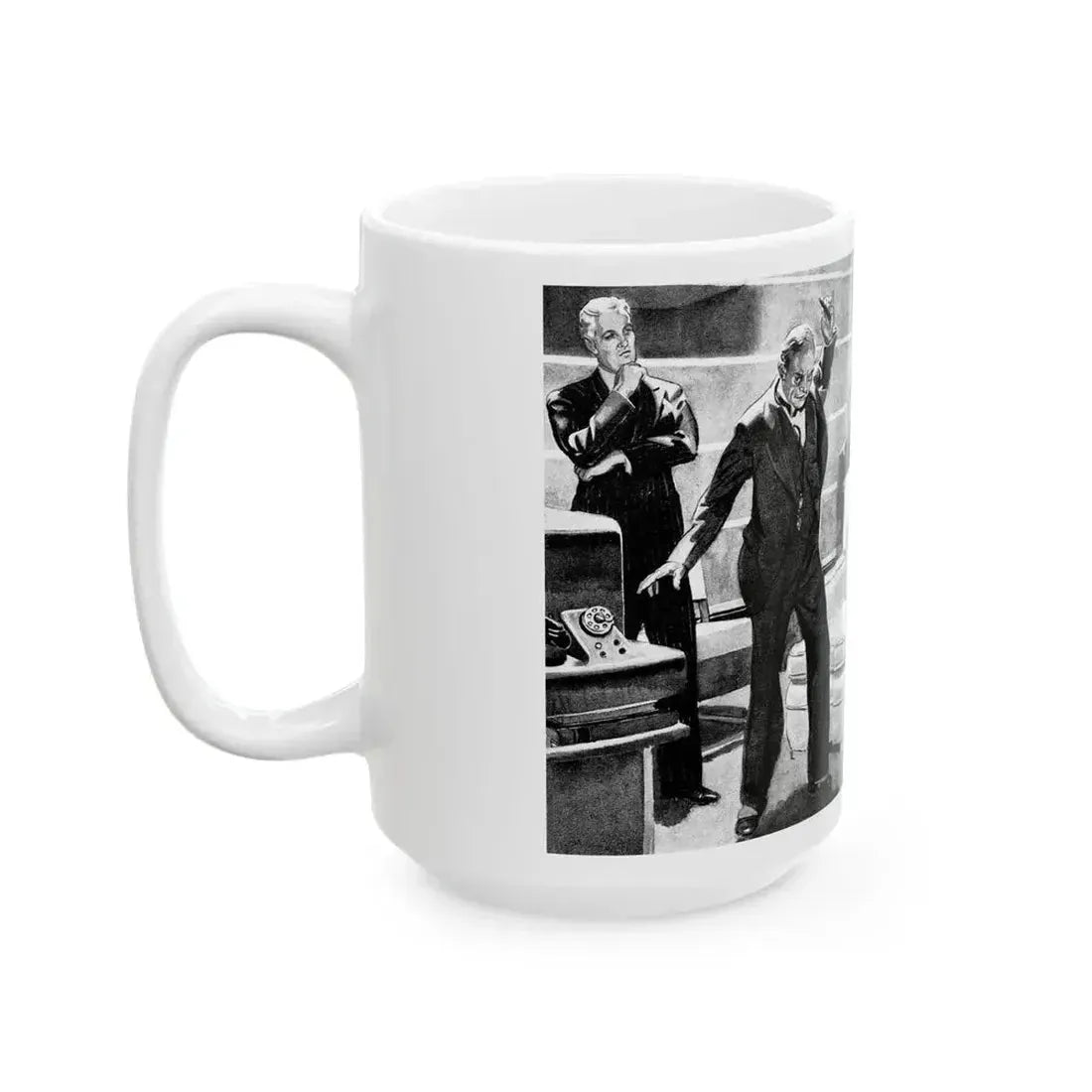 But the Melody Lingers On, Liberty magazine, November 21, 1936 - White Coffee Mug - Go Mug Yourself