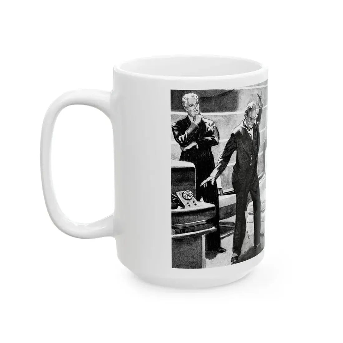 But the Melody Lingers On, Liberty magazine, November 21, 1936 - White Coffee Mug - Go Mug Yourself