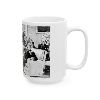 But the Melody Lingers On, Liberty magazine, November 21, 1936 - White Coffee Mug - Go Mug Yourself