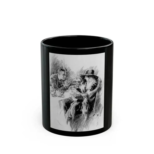 But You Could Go into His Arms, interior magazine illustration - Black Coffee Mug 11oz - Go Mug Yourself