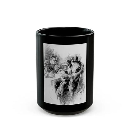 But You Could Go into His Arms, interior magazine illustration - Black Coffee Mug 15oz - Go Mug Yourself