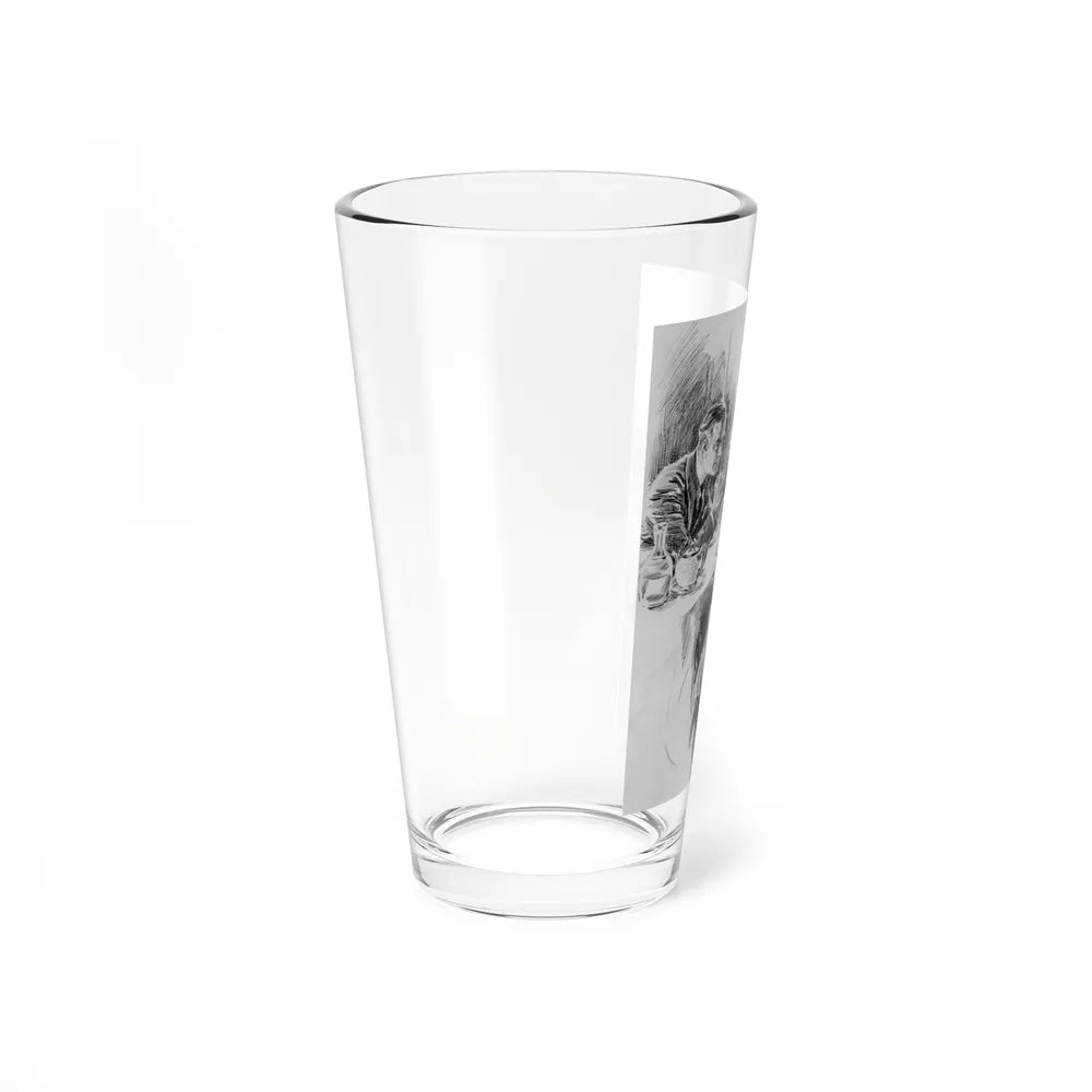 But You Could Go into His Arms, interior magazine illustration (Magazine Illustration) Pint Glass 16oz-Go Mug Yourself