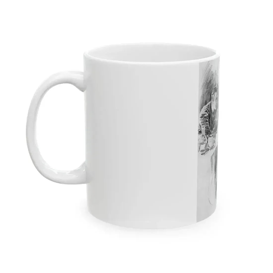 But You Could Go into His Arms, interior magazine illustration - White Coffee Mug - Go Mug Yourself