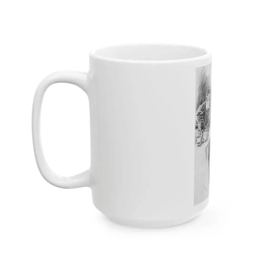 But You Could Go into His Arms, interior magazine illustration - White Coffee Mug - Go Mug Yourself