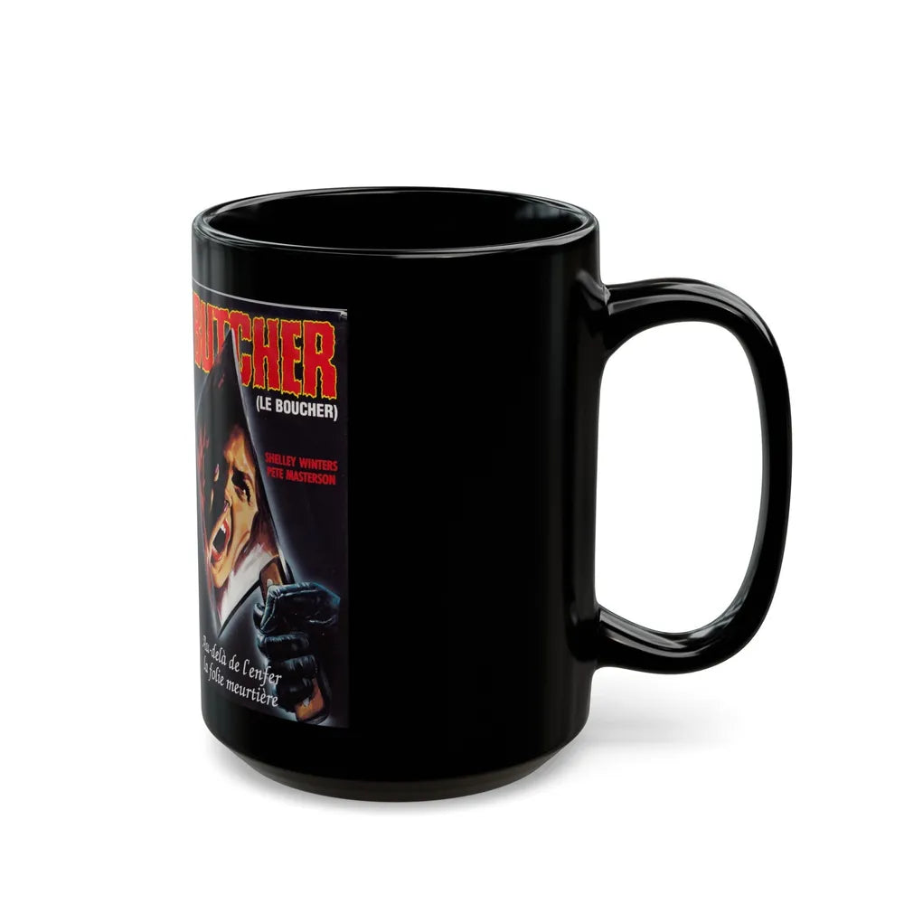 BUTCHER (VHS COVER) - Black Coffee Mug-Go Mug Yourself