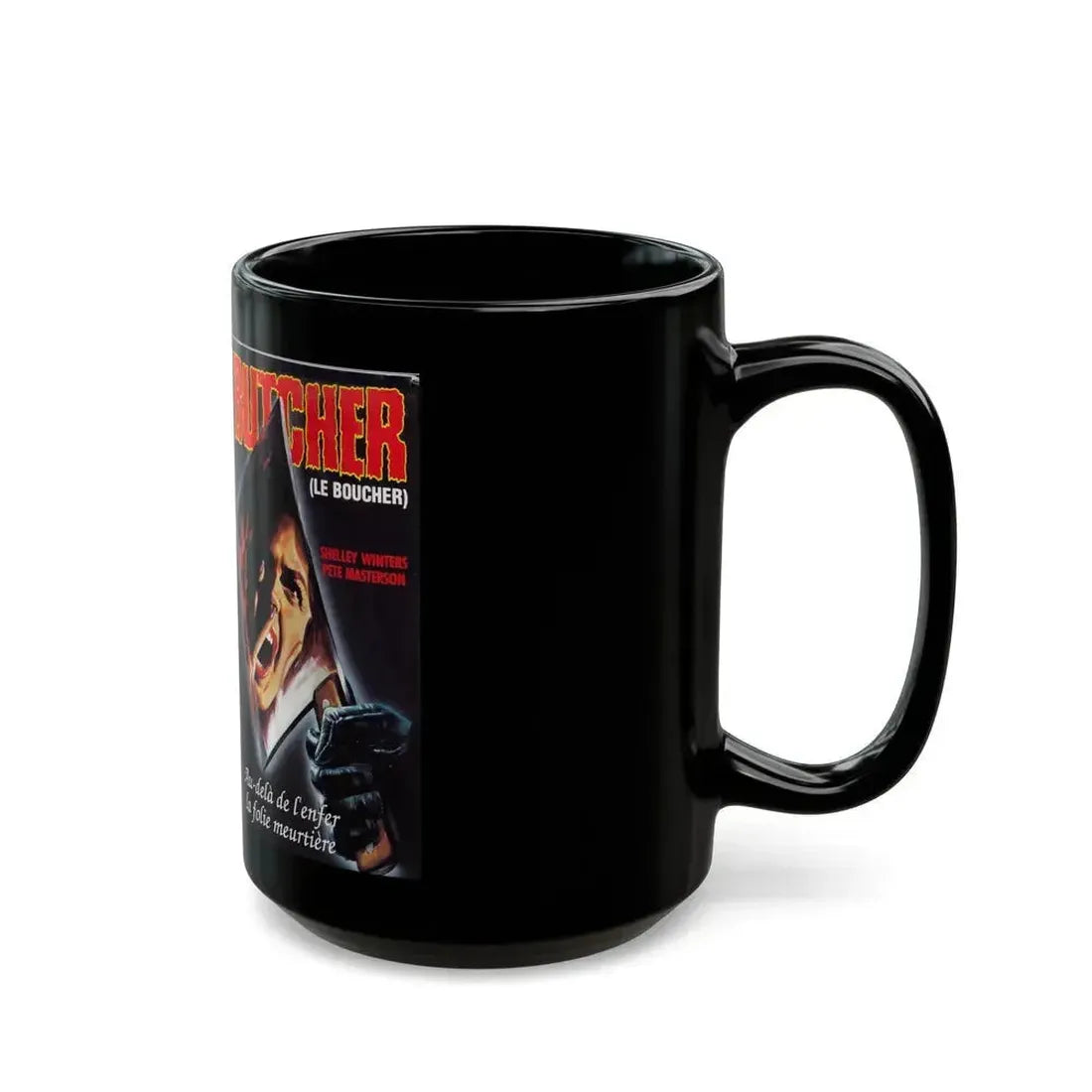 BUTCHER (VHS COVER) - Black Coffee Mug - Go Mug Yourself