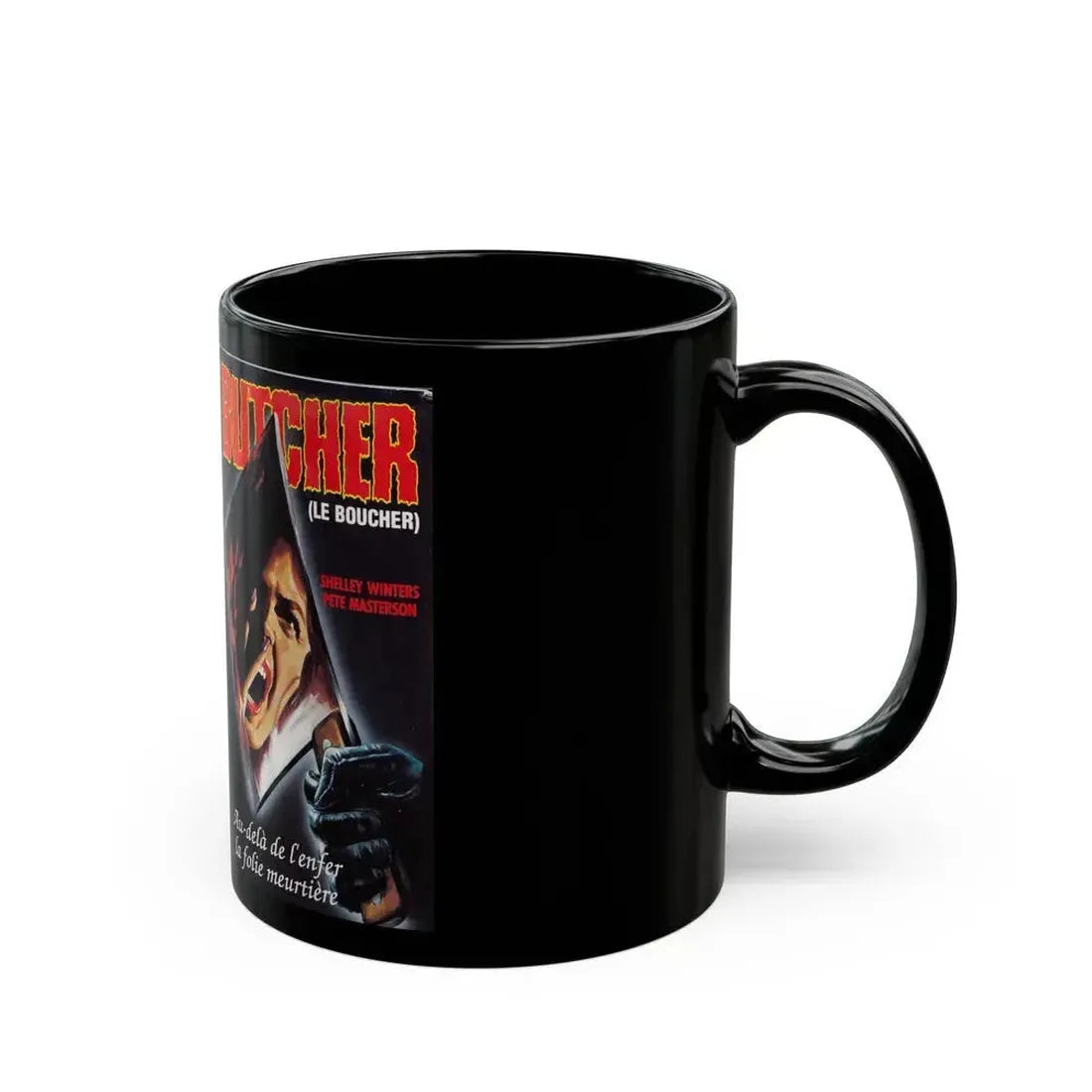 BUTCHER (VHS COVER) - Black Coffee Mug - Go Mug Yourself