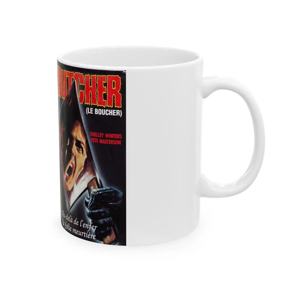 BUTCHER (VHS COVER) - White Coffee Mug-Go Mug Yourself