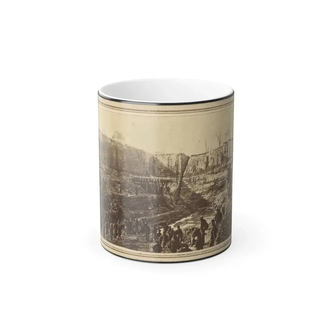 Butler's Dutch Gap Canal, James River, Virginia (U.S. Civil War) Color Changing Coffee Mug 11oz Default Title 11oz - Go Mug Yourself
