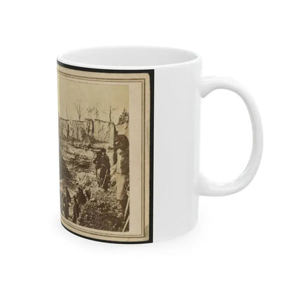 Butler's Dutch Gap Canal, James River, Virginia (U.S. Civil War) White Coffee Mug - Go Mug Yourself