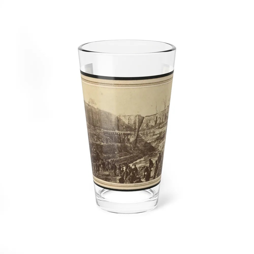 Butler's Dutch Gap Canal, James River, Virginia (U.S. Civil War) Pint Glass 16oz-16oz-Go Mug Yourself