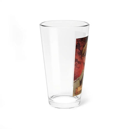 Buy Victory Bonds! Portrait of General MacArthur (1945) (Magazine Illustration) Pint Glass 16oz-Go Mug Yourself