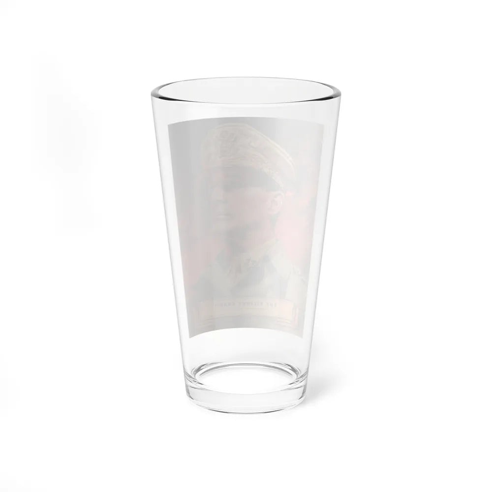 Buy Victory Bonds! Portrait of General MacArthur (1945) (Magazine Illustration) Pint Glass 16oz-Go Mug Yourself