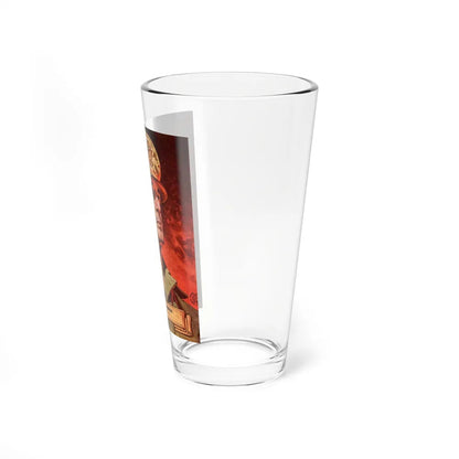 Buy Victory Bonds! Portrait of General MacArthur (1945) (Magazine Illustration) Pint Glass 16oz-Go Mug Yourself