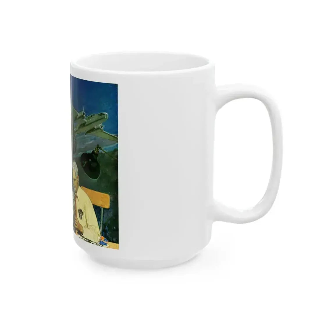 Buy War Bonds Today adv, 1944 - White Coffee Mug - Go Mug Yourself