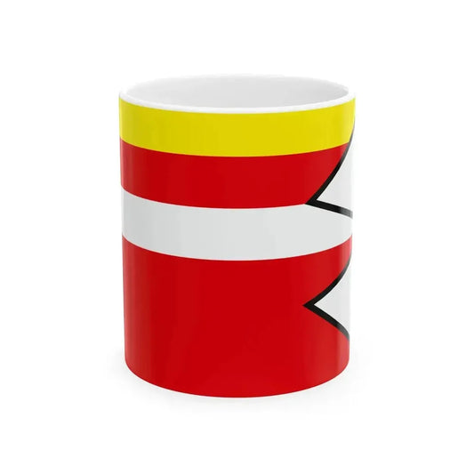 Buzitka Lucenec Flag (Slovakia) White Coffee Mug 11oz - Go Mug Yourself