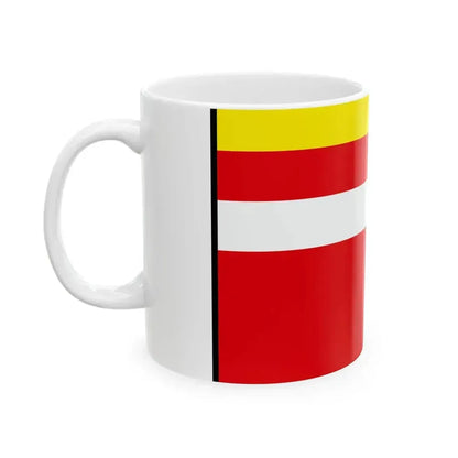 Buzitka Lucenec Flag (Slovakia) White Coffee Mug - Go Mug Yourself