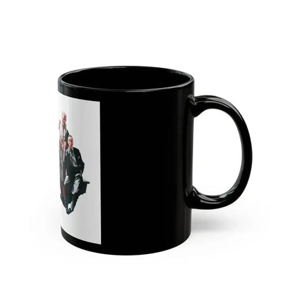 Buzz Meets a Mammoth (1), The American Magazine, July 1938 - Black Coffee Mug - Go Mug Yourself