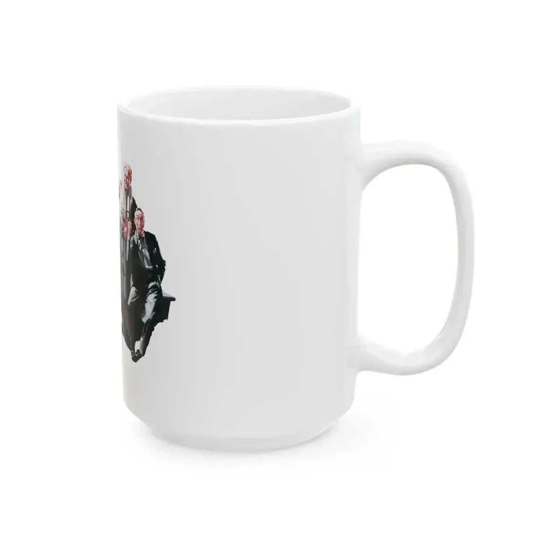 Buzz Meets a Mammoth (1), The American Magazine, July 1938 - White Coffee Mug - Go Mug Yourself