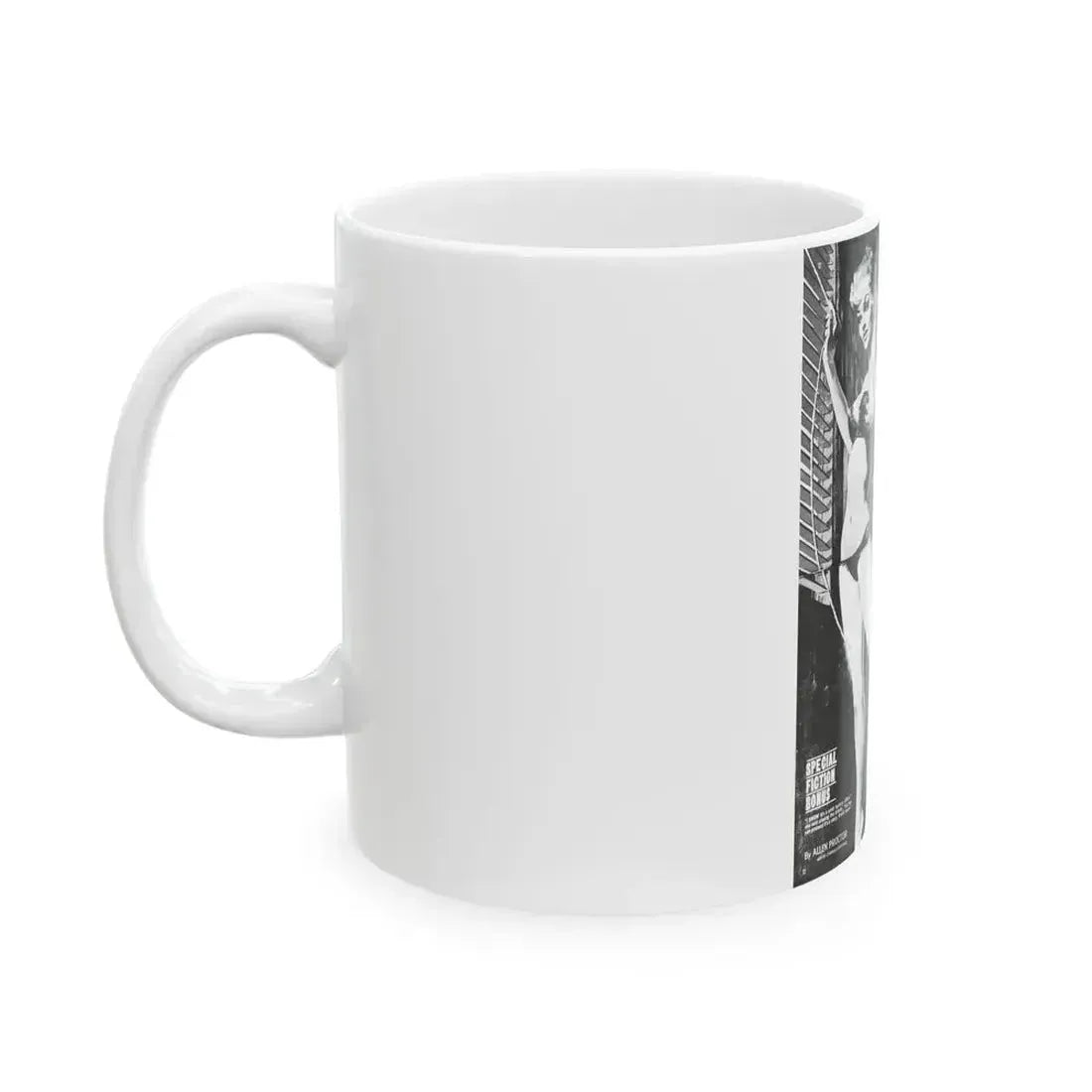 Buzz Ryan's Sensuous New Secretary, Men, January 1965 - White Coffee Mug - Go Mug Yourself