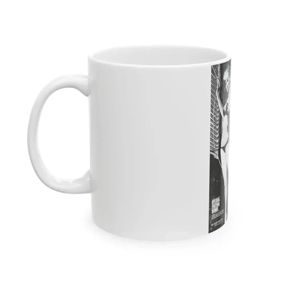 Buzz Ryan's Sensuous New Secretary, Men, January 1965 - White Coffee Mug - Go Mug Yourself