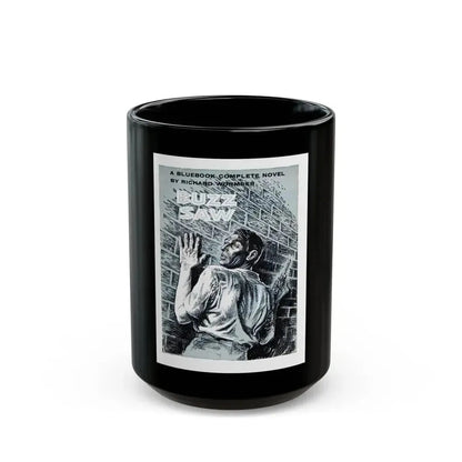 Buzz Saw, Bluebook Magazine, April 1955 - Black Coffee Mug 15oz - Go Mug Yourself