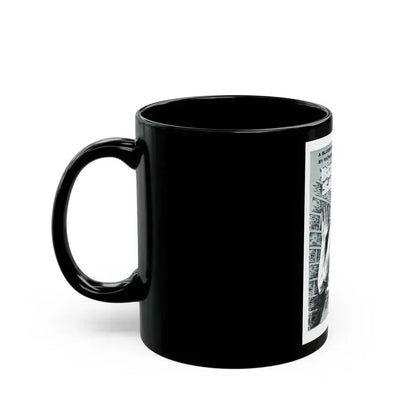 Buzz Saw, Bluebook Magazine, April 1955 - Black Coffee Mug - Go Mug Yourself