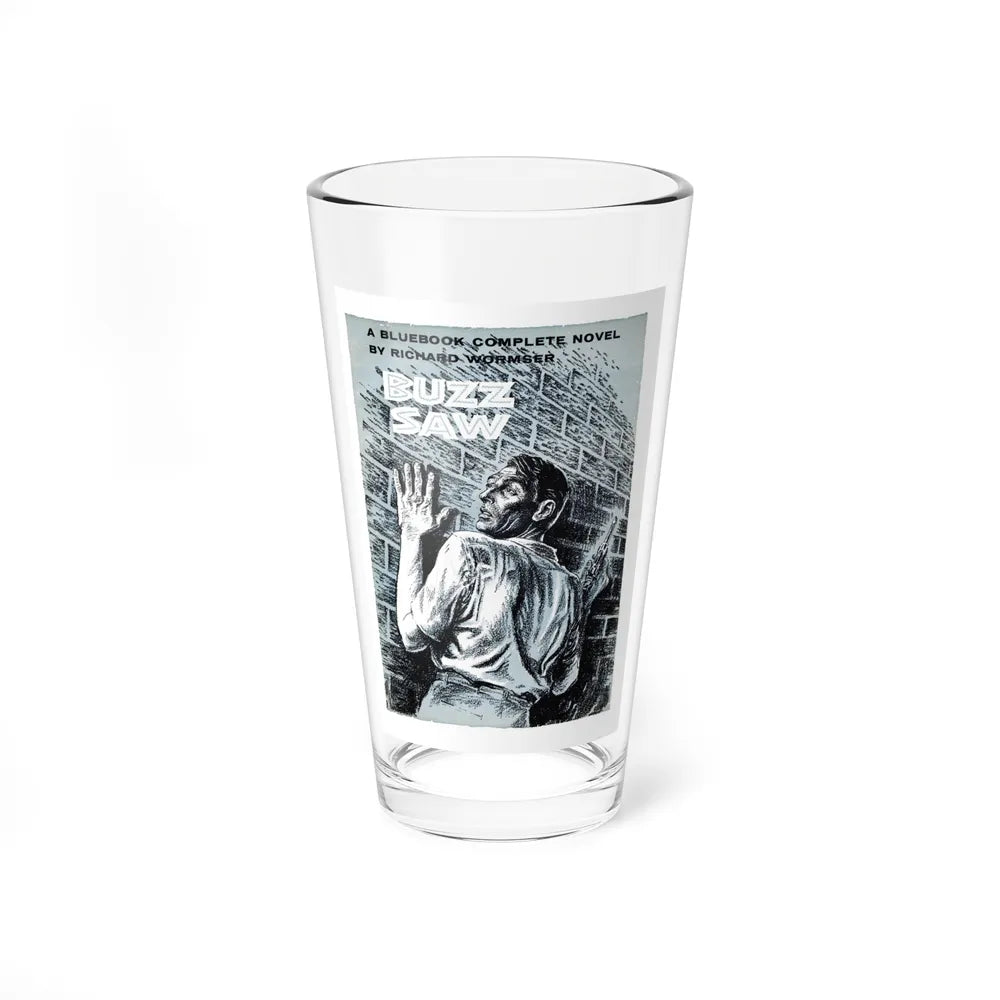 Buzz Saw, Bluebook Magazine, April 1955 (Magazine Illustration) Pint Glass 16oz-16oz-Go Mug Yourself